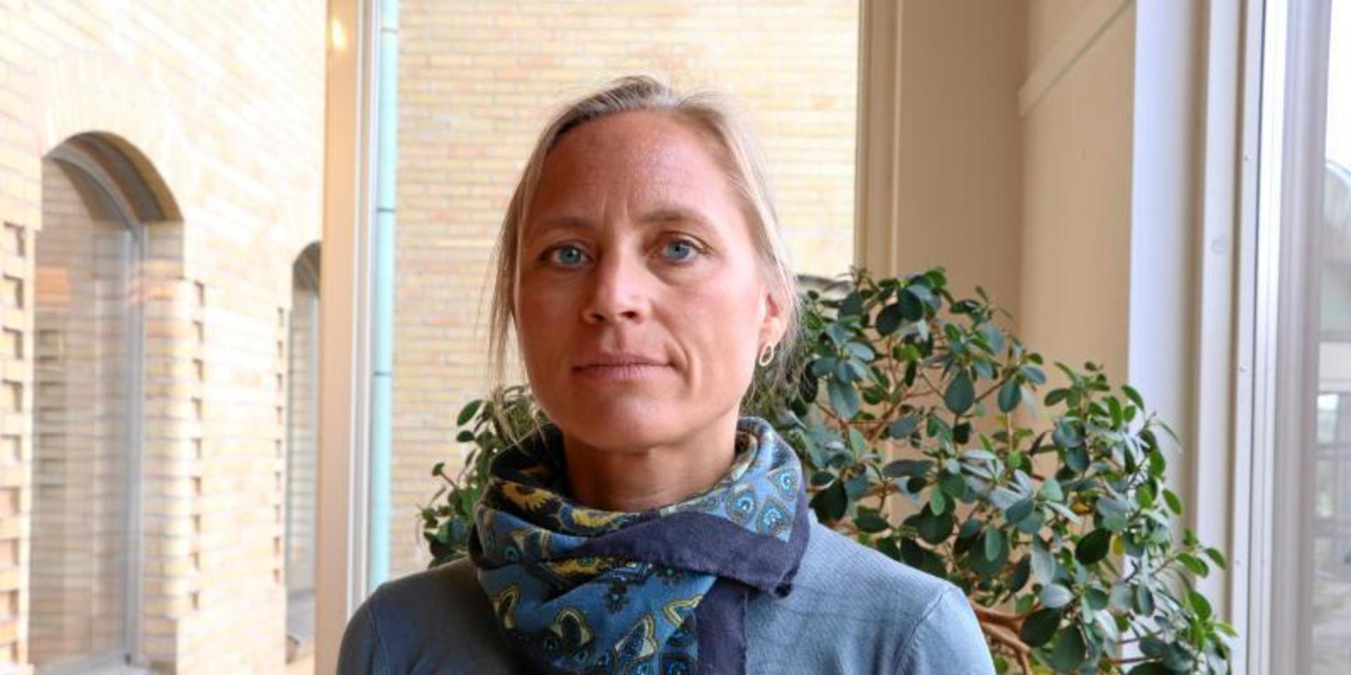 Maria Löfgren, smittskyddsläkare i Halland. Foto: Tobias Sandblom