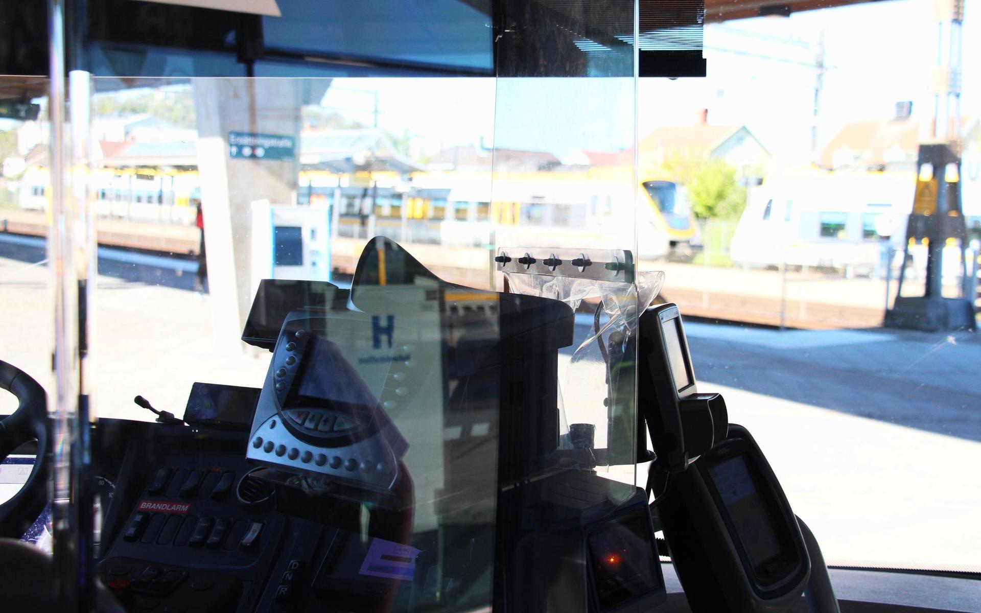 Sedan 9 maj har Nobinas bussar i Kungsbacka kört med öppen framdörr. 