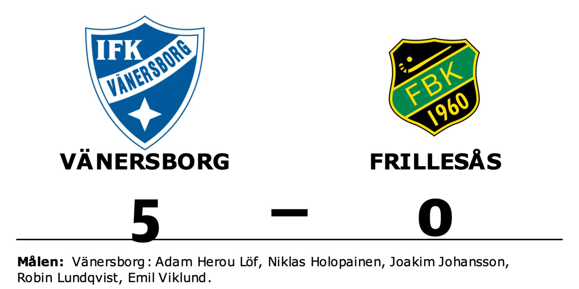 Vänersborg vann mot Frillesås