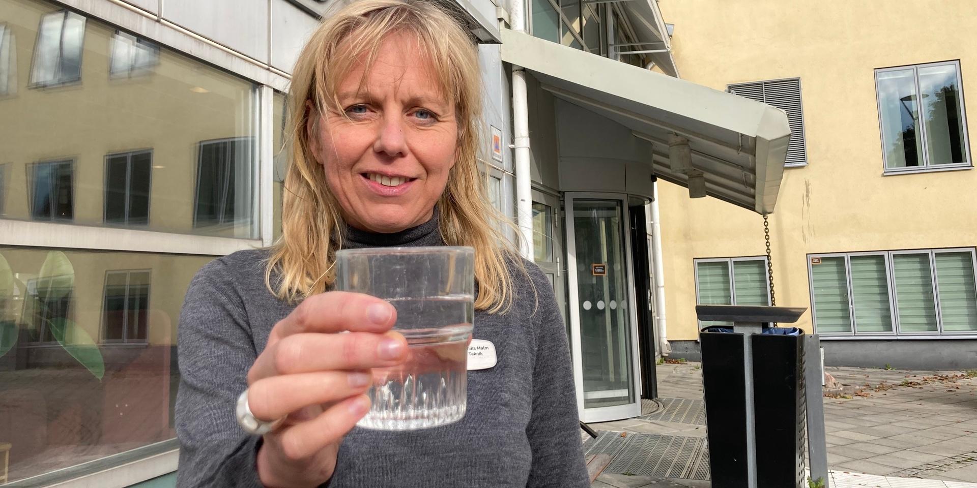 I framtiden kan vattenbrist avhjälpas med Göteborgsvatten, berättar Annika Malm, verksamhetschef på vatten och avlopp i Kungsbacka. 