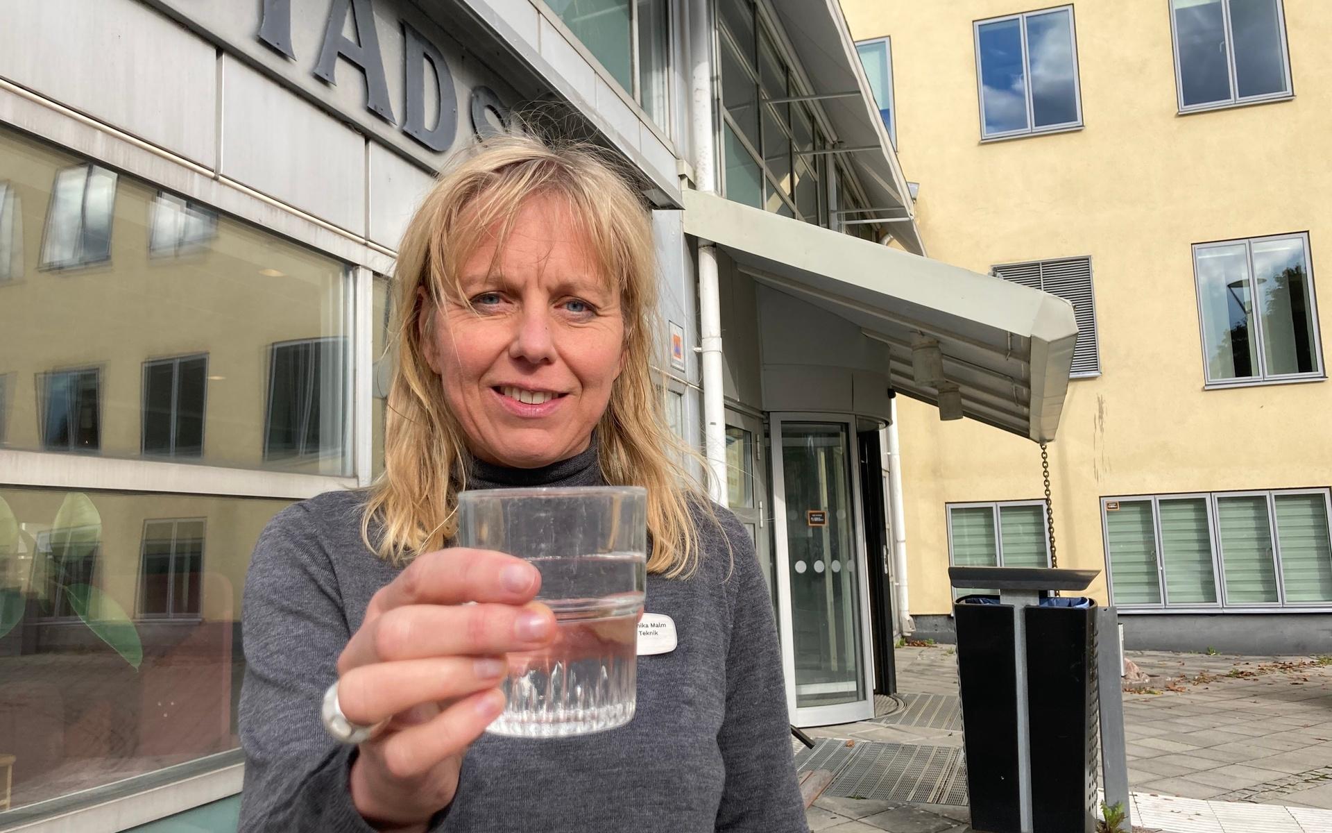 I framtiden kan vattenbrist avhjälpas med Göteborgsvatten, berättar Annika Malm, verksamhetschef på vatten och avlopp i Kungsbacka. 