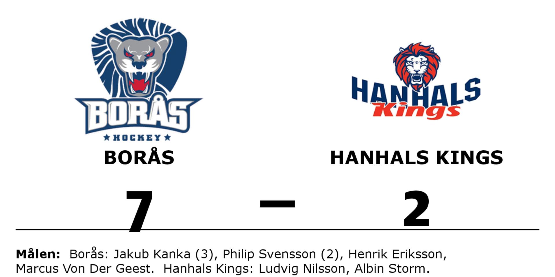 Borås HC vann mot Hanhals Kings