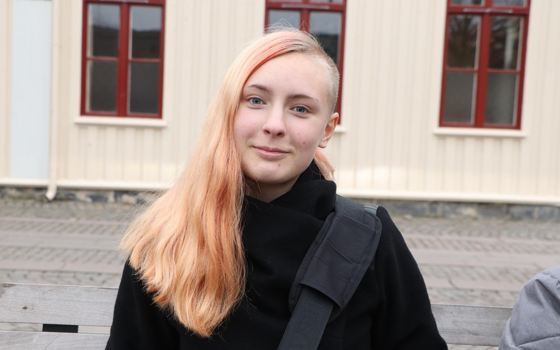 Vilma Vuorenmaa, Särö, tycker inte att elsparkcyklar behövs i Kungsbacka.