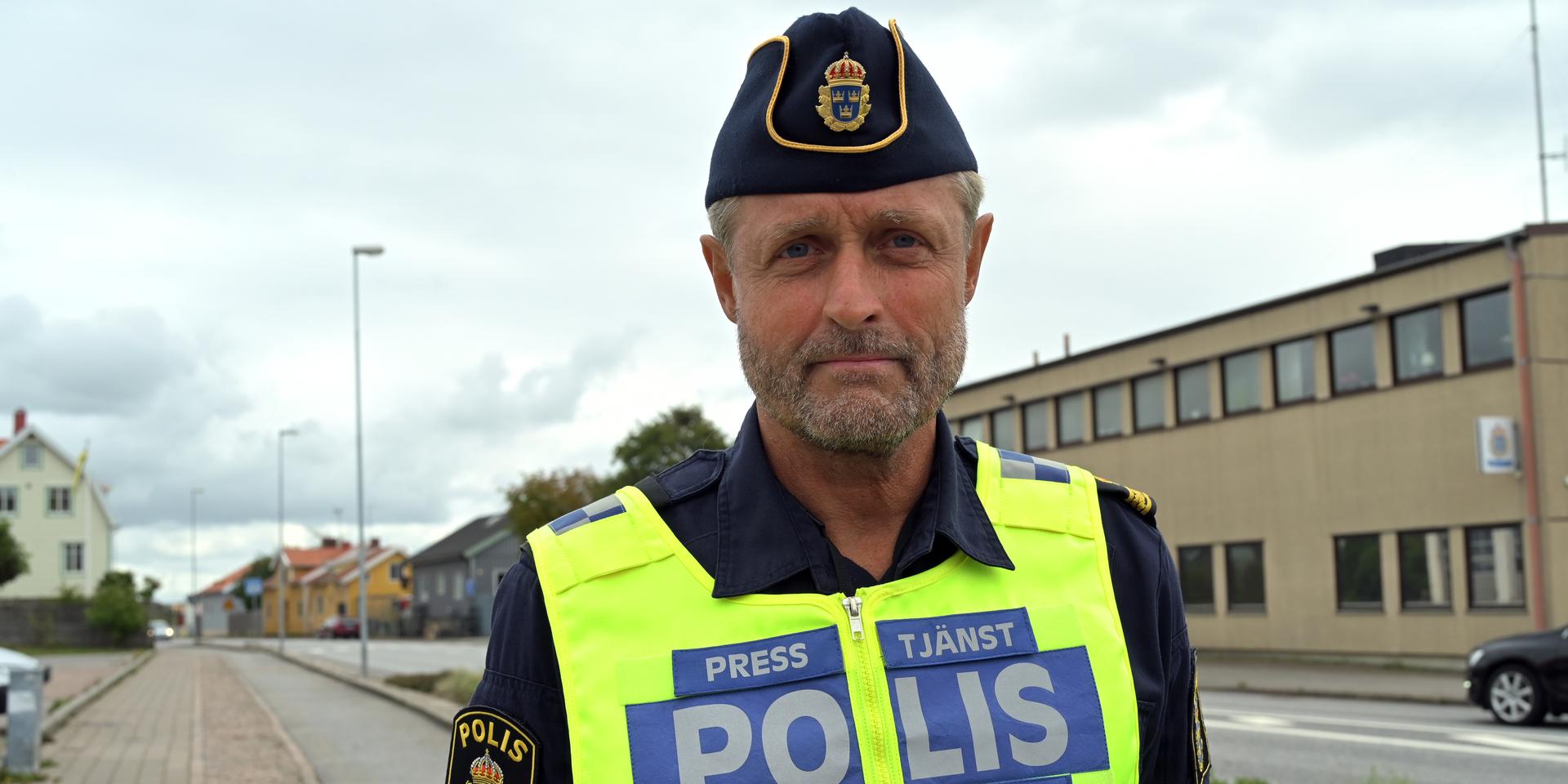 Christer Fuxborg, polisens presstalesperson i polisregion väst.