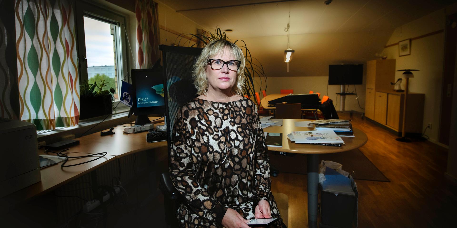 Mikaela Waltersson (M) regionstyrelsens ordförande i Halland. Arkivbild.