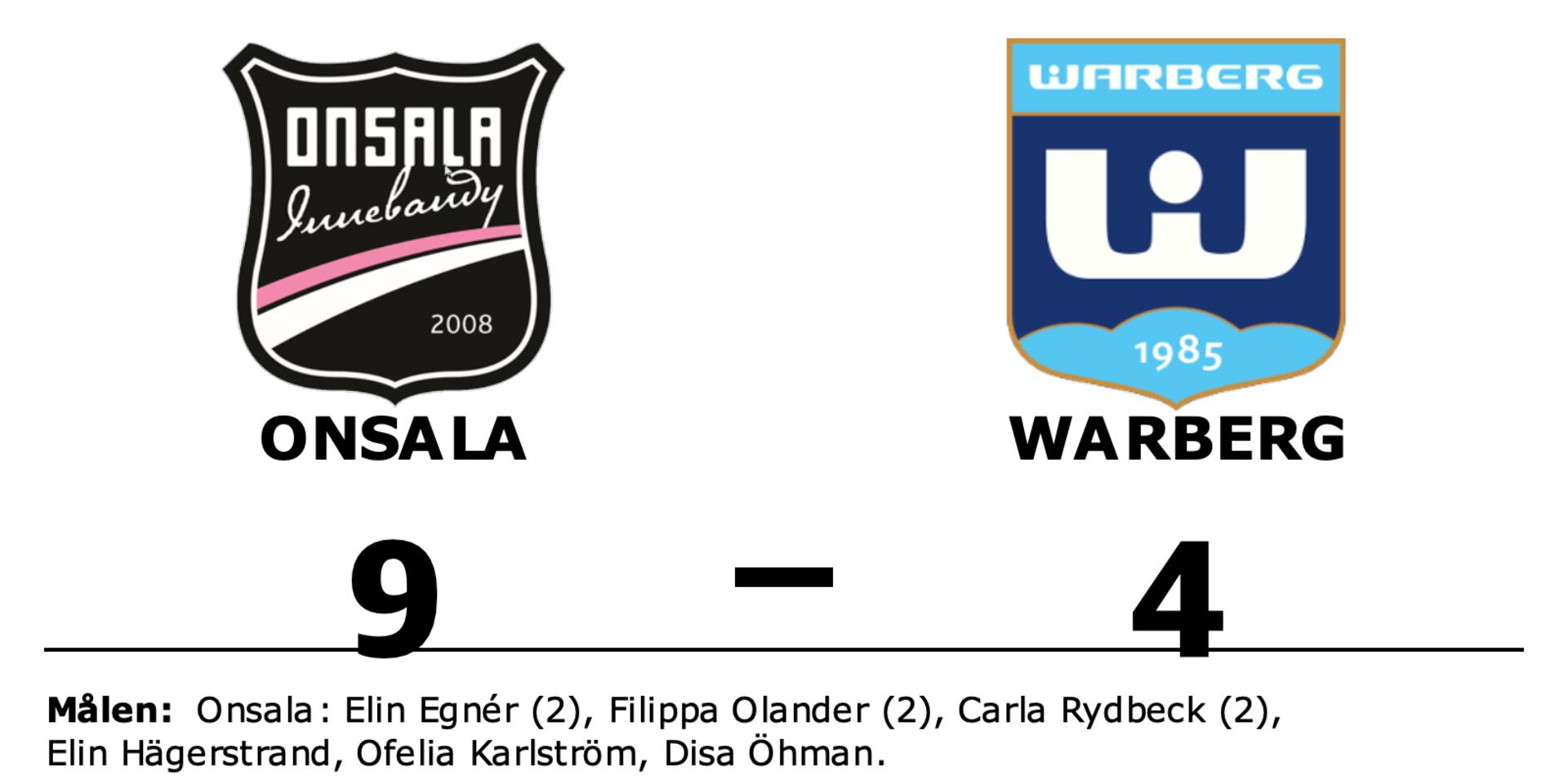 Onsala vann mot Warberg