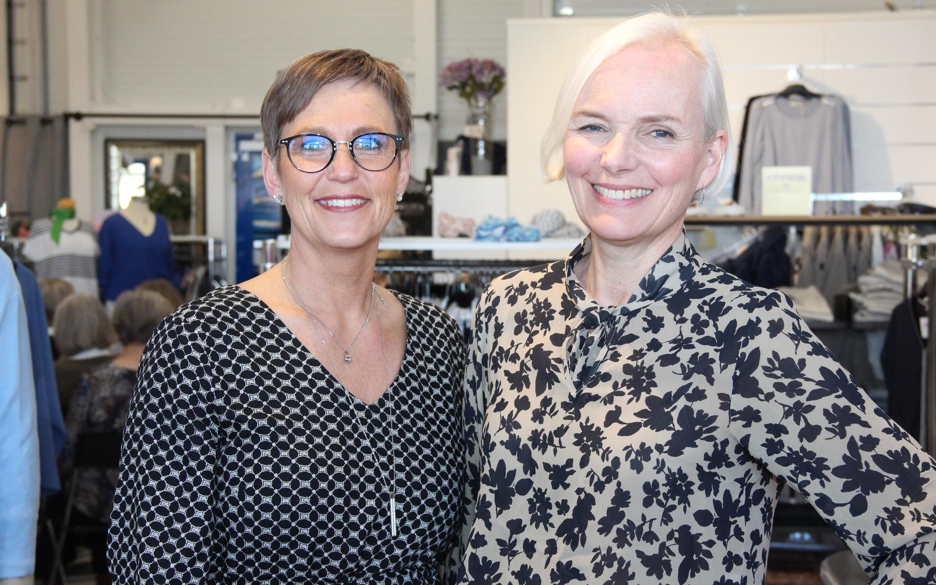 Annett Wiktorsson, som äger Modehuset i Åsa har stylisten Hedvig Ander på besök. Förhoppningen är att det blir en tradition.