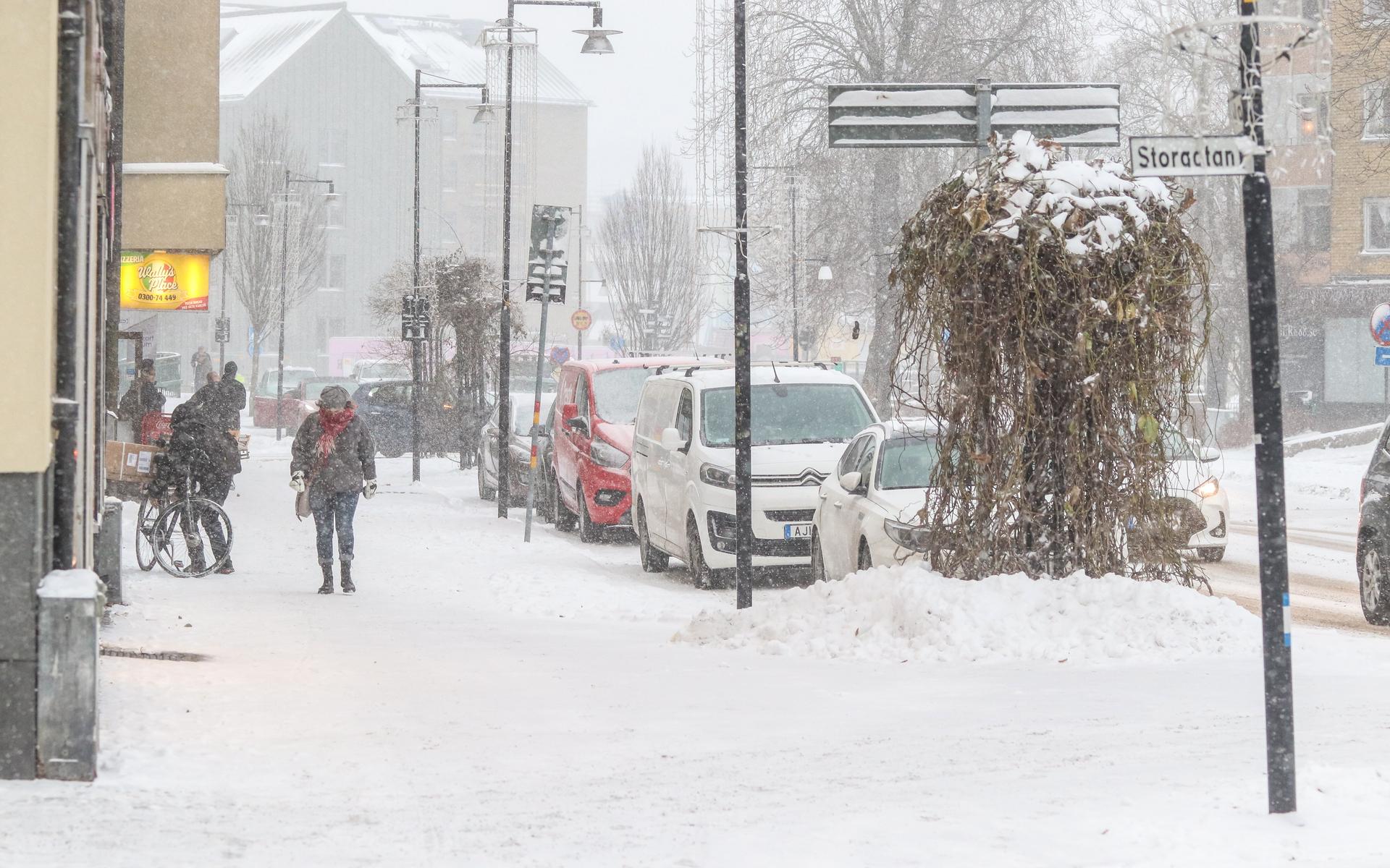 SMHI har utfärdat en orange vädervarning för Halland.
