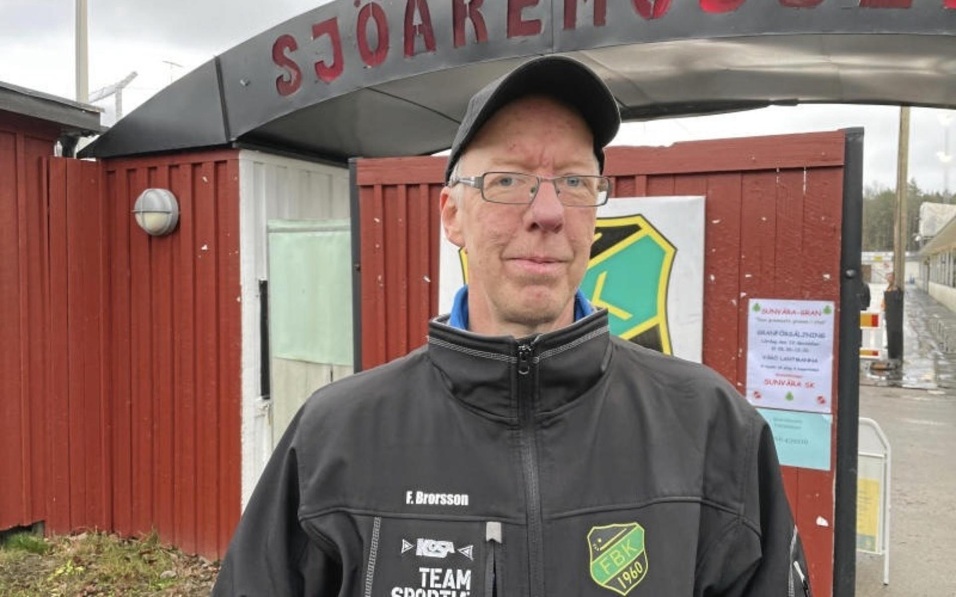 Lapp på luckan. Det hoppas Fredrik Brorsson, medieansvarig i Frillesås BK, när klubben tar emot Sandviken i premiären den 5 november.