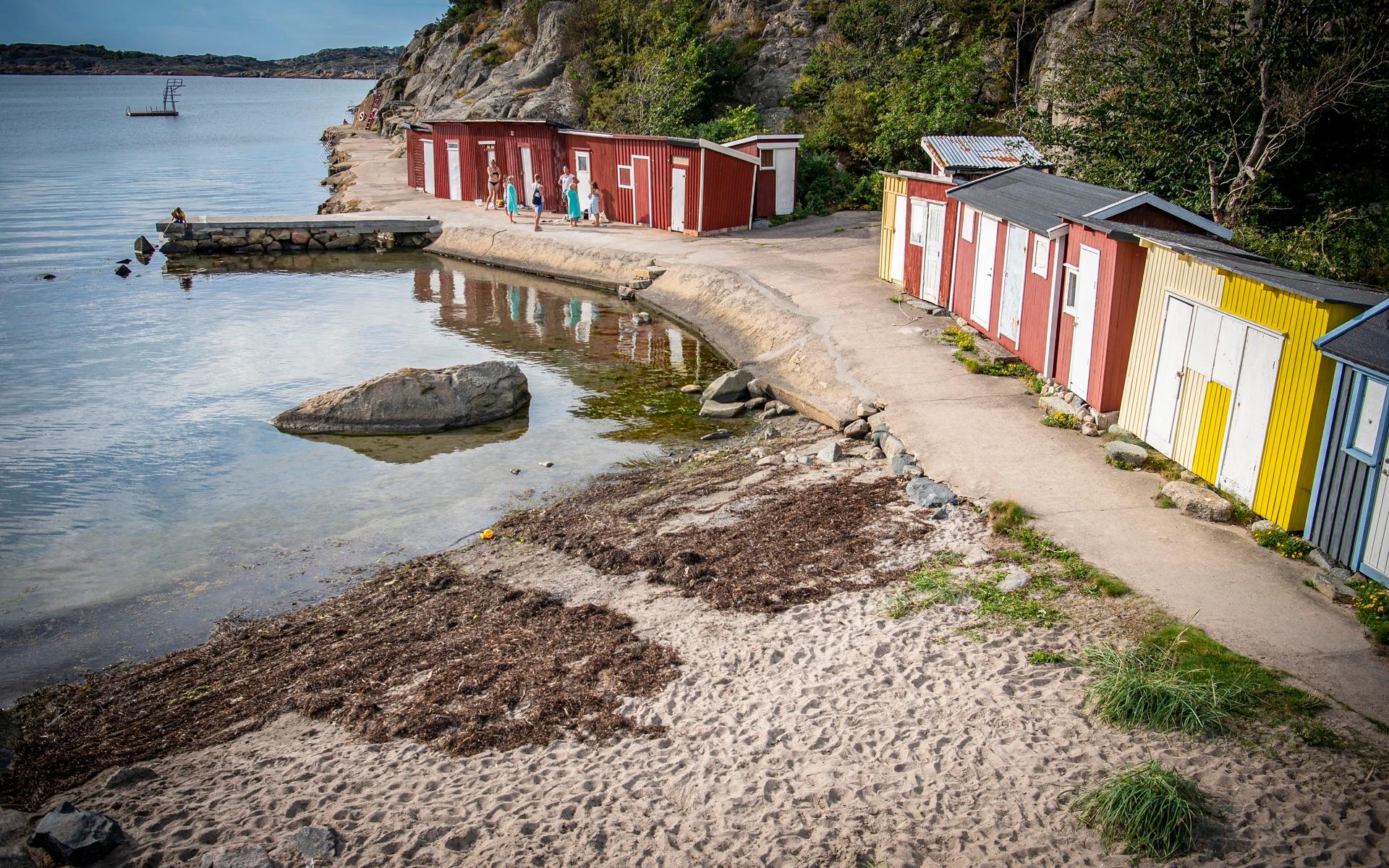 Badplatsen Nordreviken ligger i Billdal, på kommungränsen mellan Kungsbacka och Göteborg. 