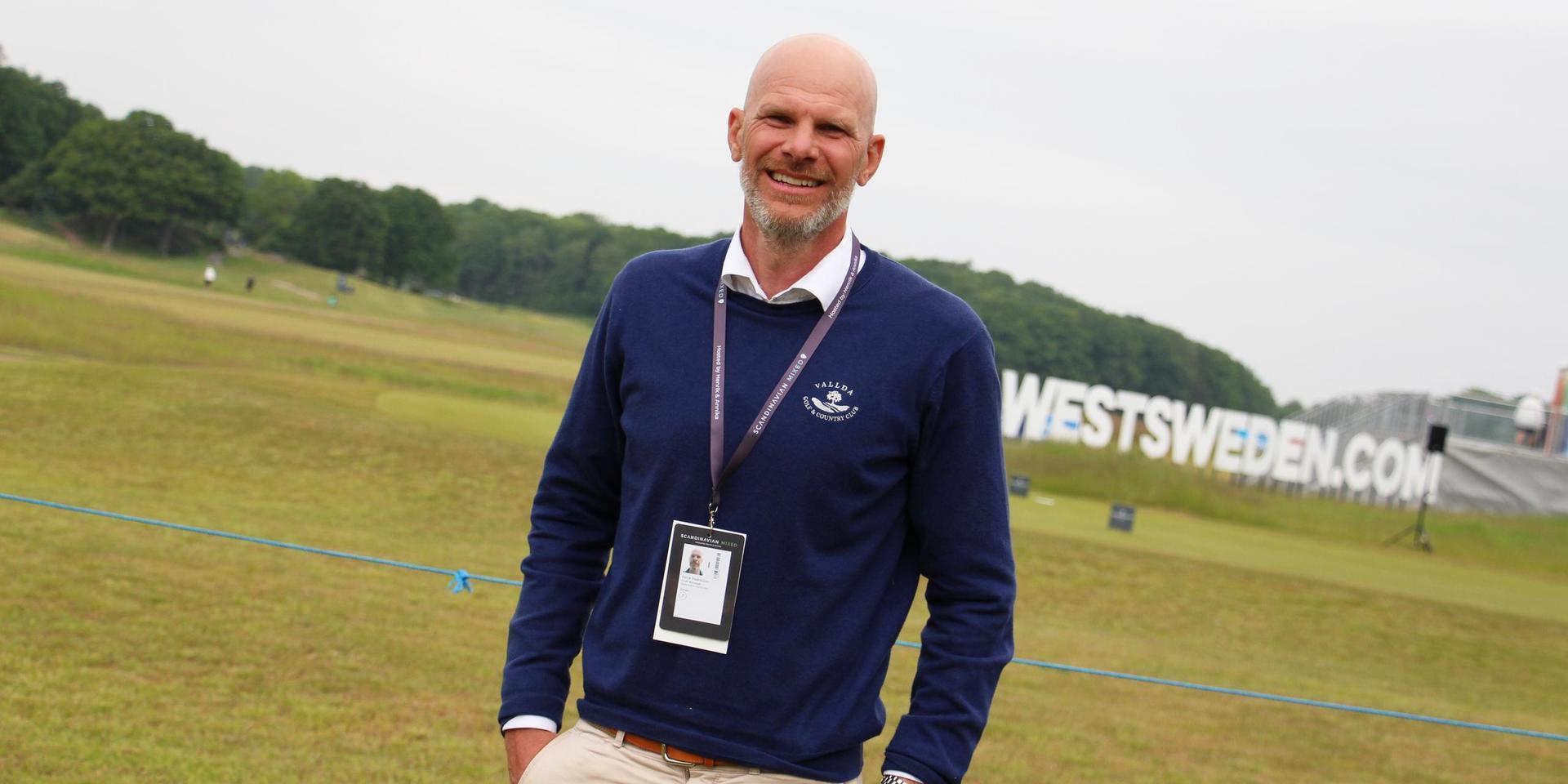 Klubbchefen Patrik Fredriksson är stolt över att kunna stå värd för den stora golftävlingen.