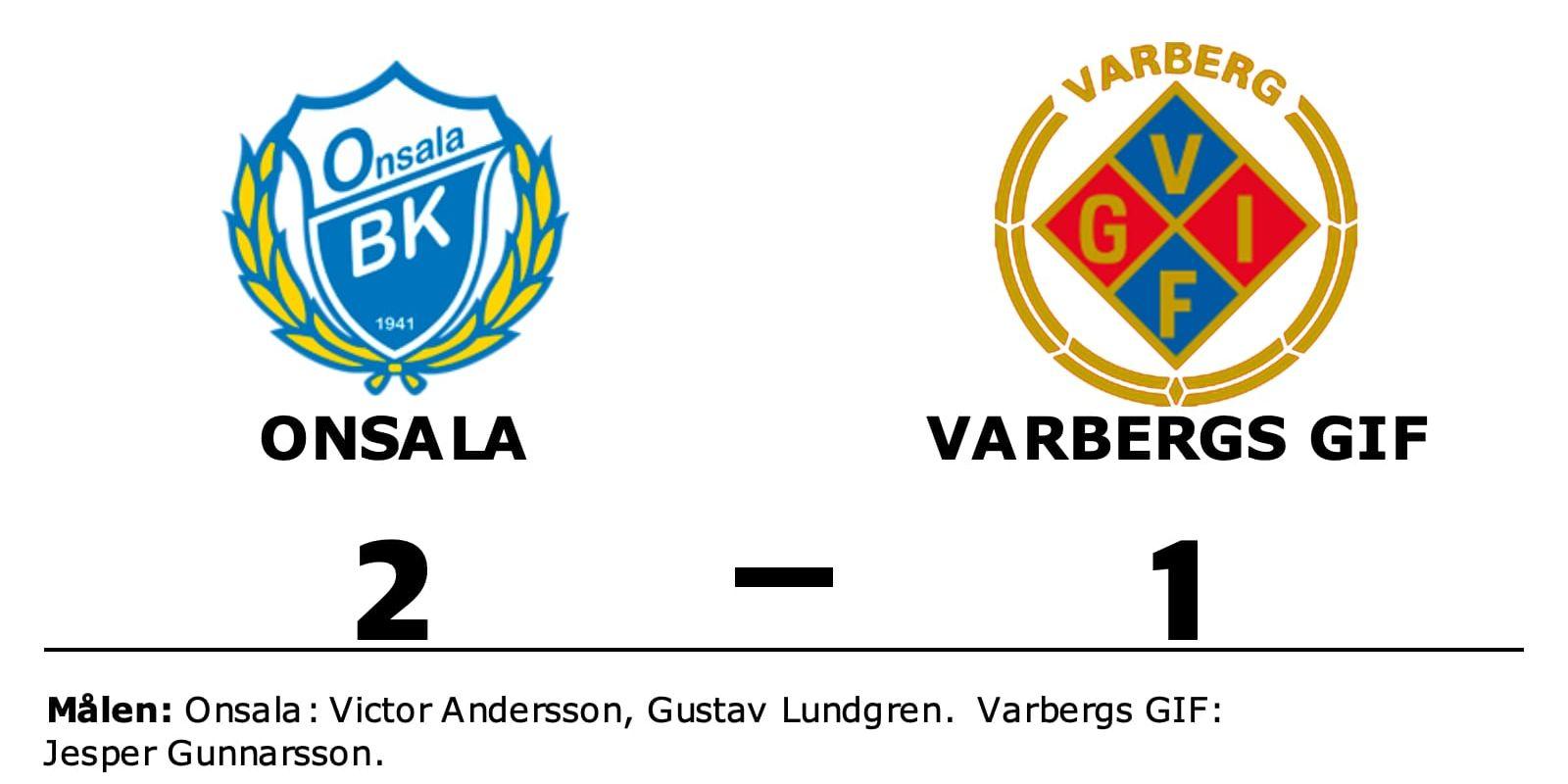 Onsala vann mot Varbergs GIF