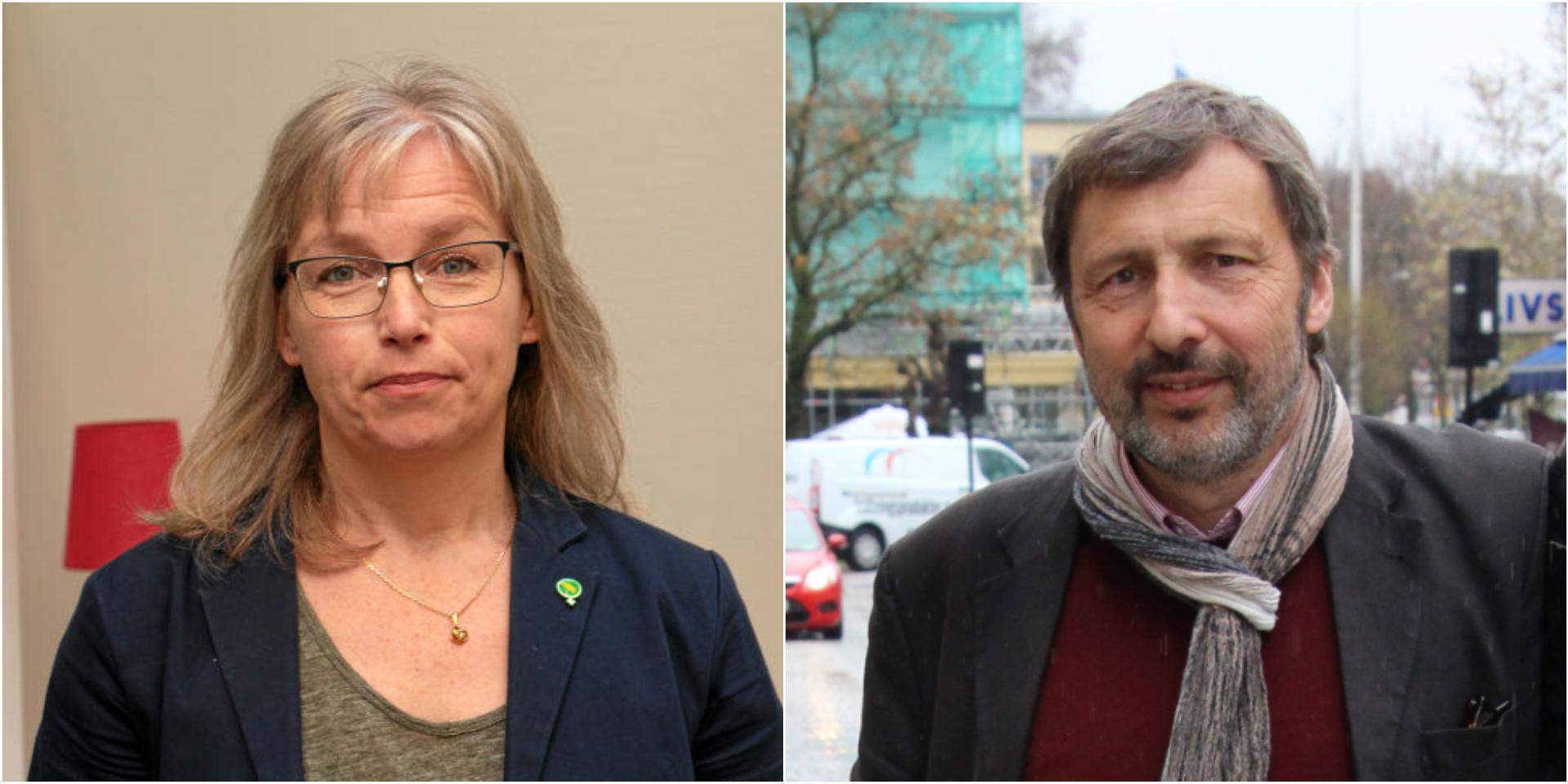 Maria Losman och Jan Riise, Miljöpartiet.