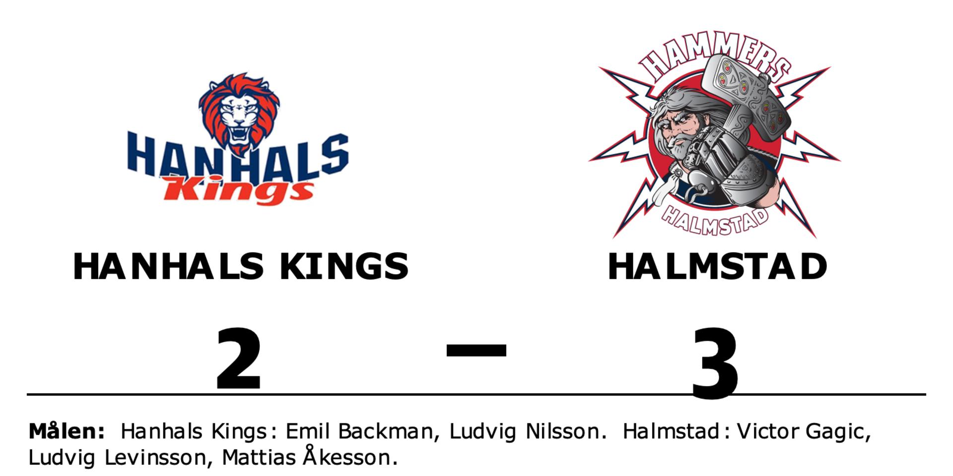 Hanhals Kings förlorade mot Halmstad