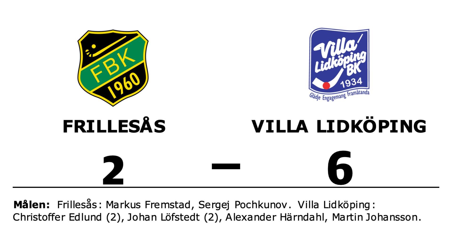 Frillesås förlorade mot Villa Lidköping