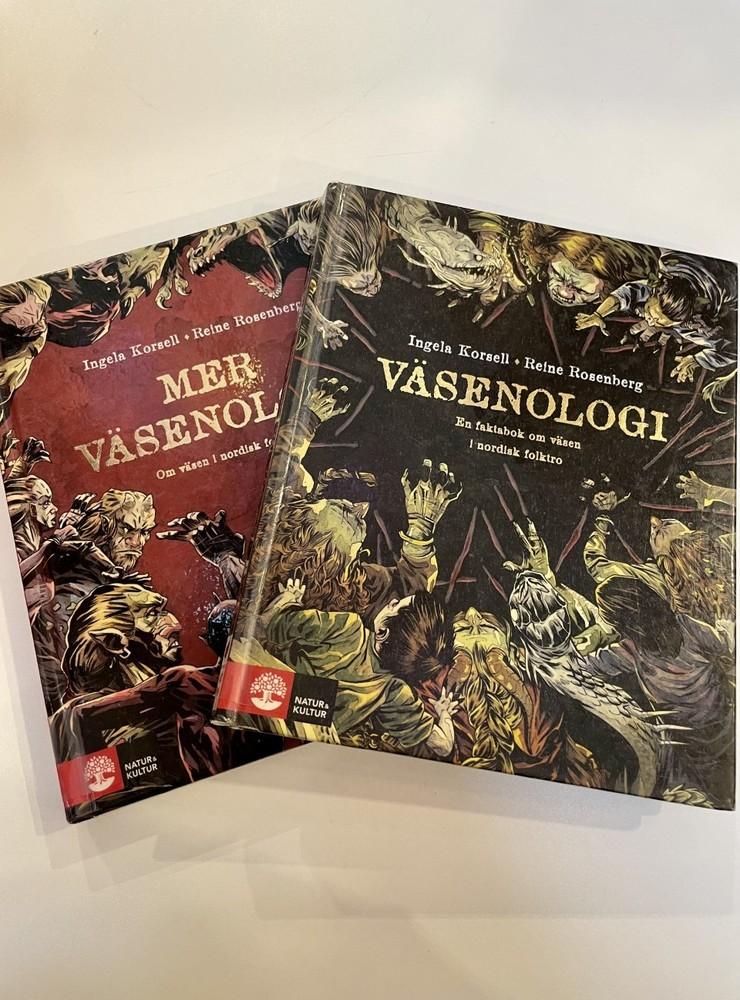 Faktaböckerna om Väsenologi riktar sig till vetgiriga barn och utbildar om nordisk folktro. ”Fakta om fantasifigurer är väldigt intressant för många”, säger Anna Angvall. 
