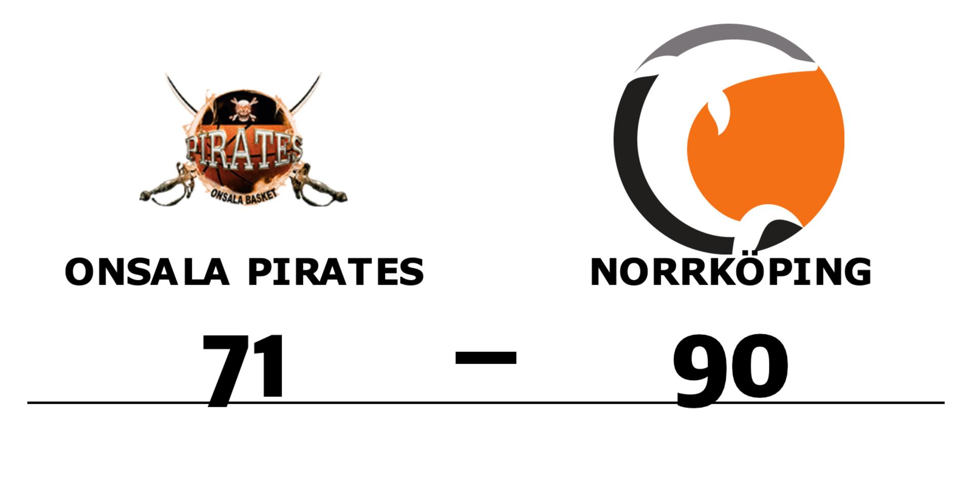 Onsala Pirates förlorade mot Norrköping