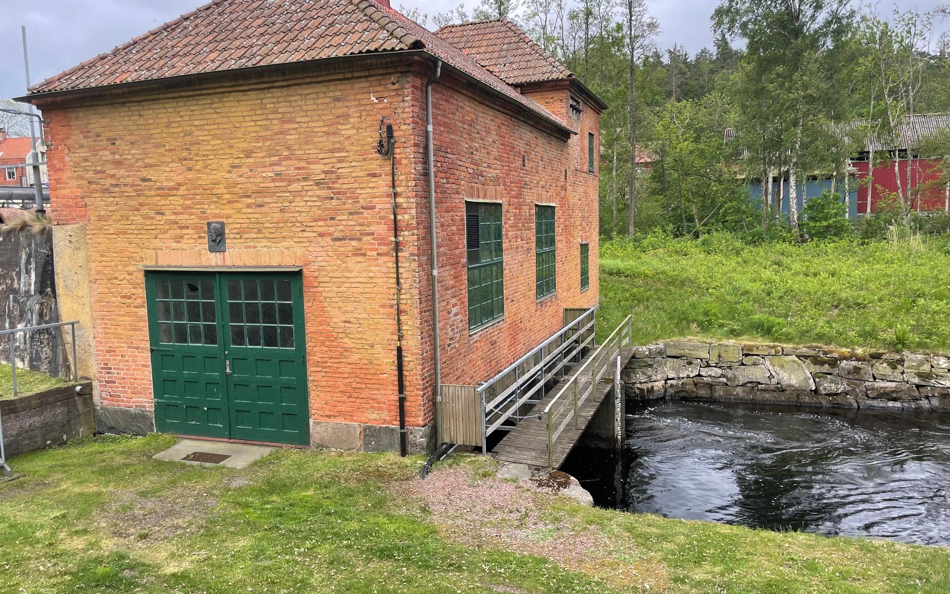 Kraftverket i Ålgårda är från 1918 och ger en del energi.