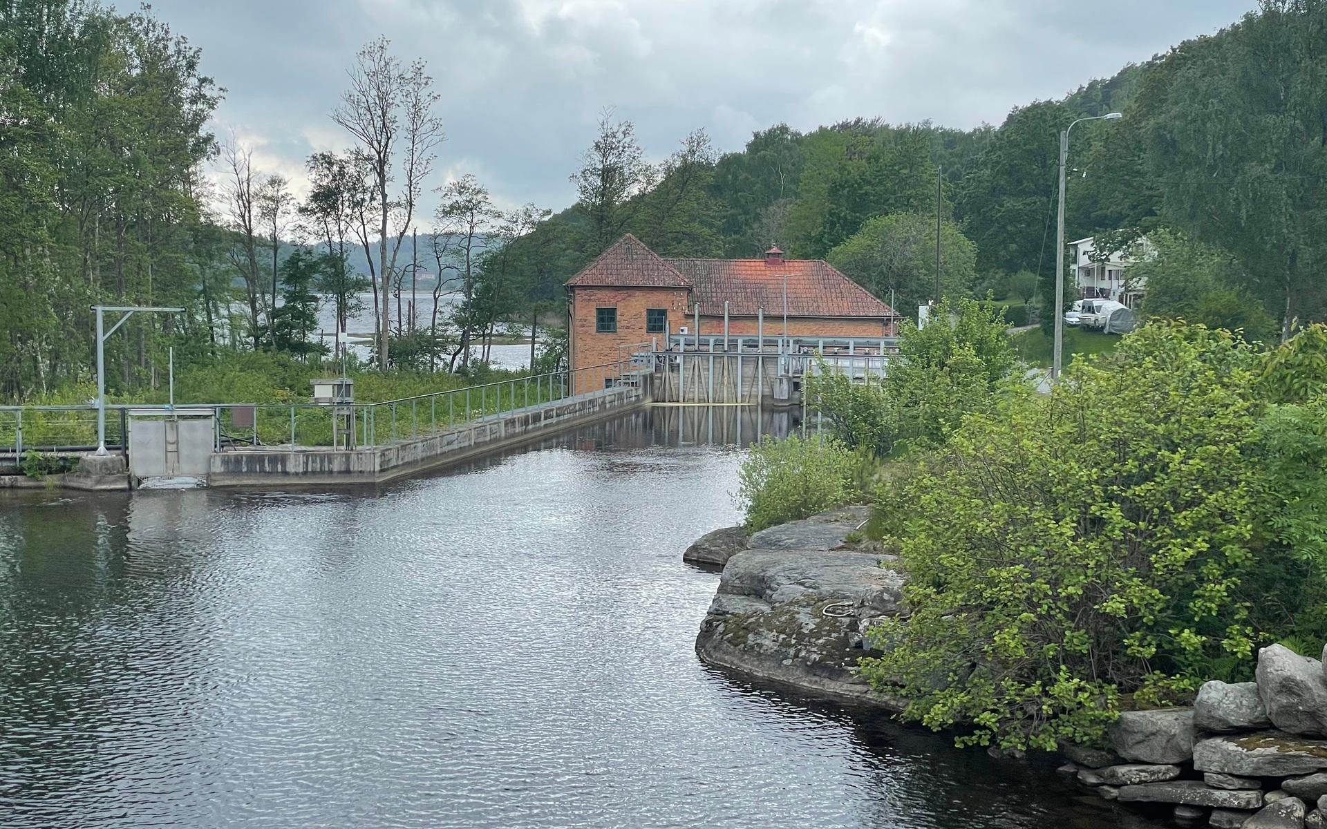 Kraftverket i Ålgårda är från 1918 och ger en del energi.