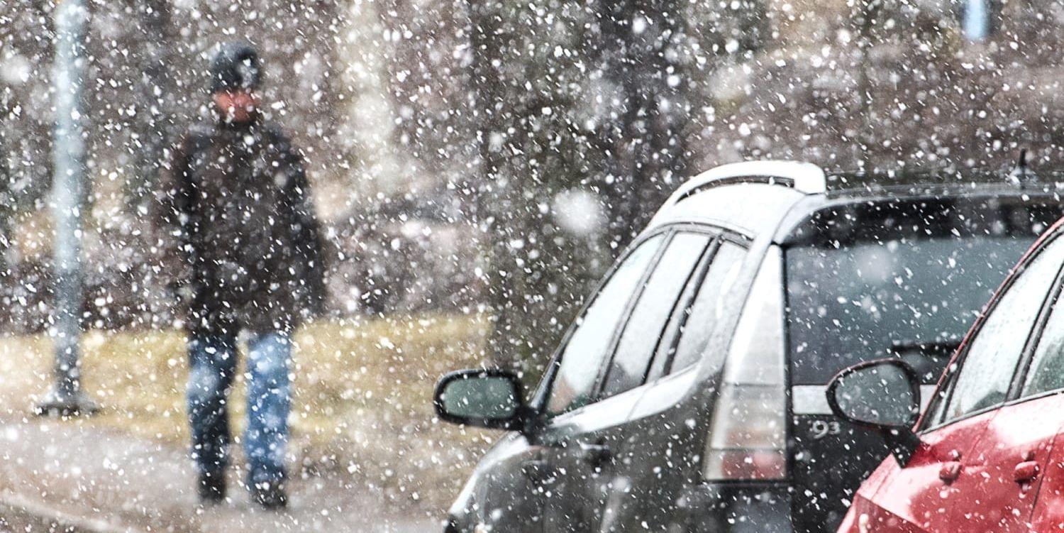 ”Den första snön förväntas att falla över Kungsbacka under eftermiddagen eller kvällen”, säger Marcus Letalick, meteorolog på SMHI. 