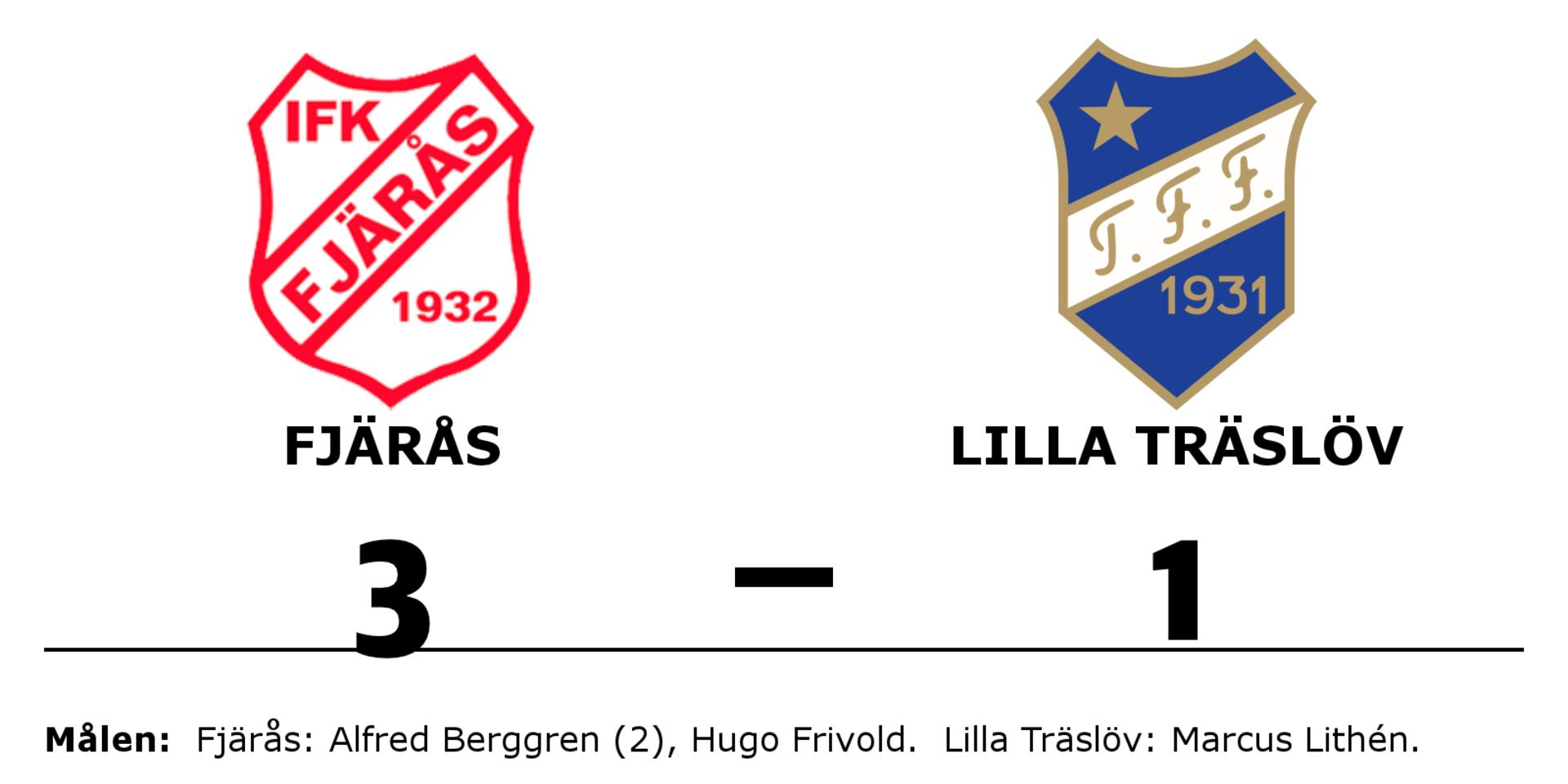 IFK Fjärås vann mot Lilla Träslövs FF