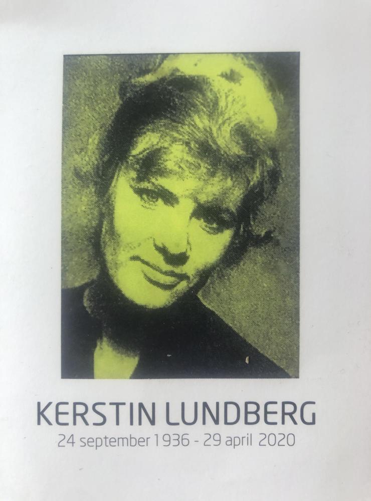 Kerstin Ingrid Lundberg född 1936. 