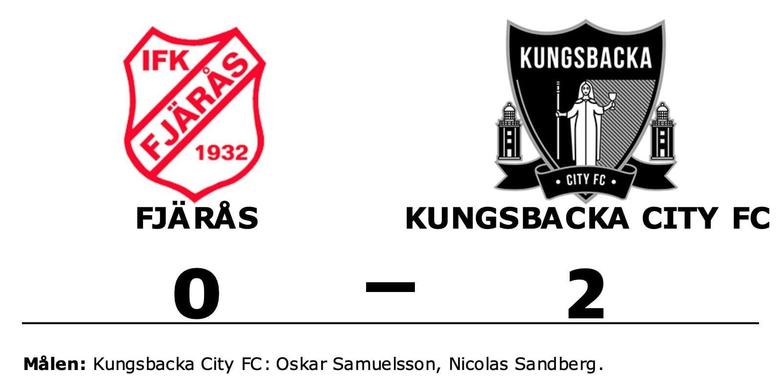 Fjärås förlorade mot Kungsbacka City FC