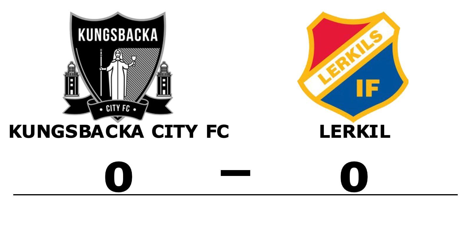 Kungsbacka City FC spelade lika mot Lerkil