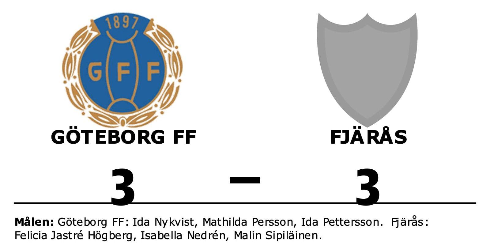 Göteborg FF spelade lika mot Fjärås